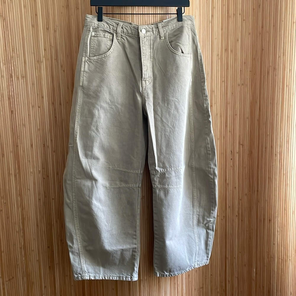 Free People Lucky You Barrel Jeans